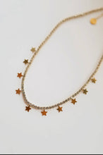 Load image into Gallery viewer, STAR CHARM TENNIS NECKLACE
